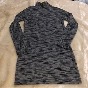 Topshop Turtle Neck Multicolor Bodycon Dress